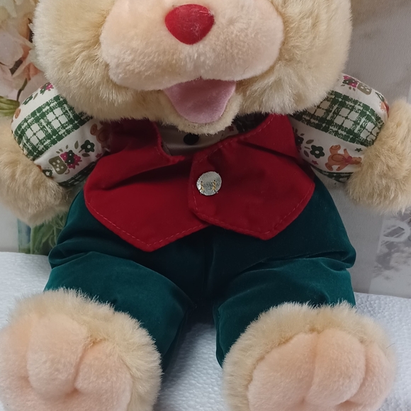 Great American fun Christmas plush teddy bear singing Jingle Bell tested work v - Picture 3 of 8